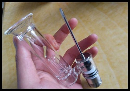 水过滤电子烟510nail电子烟钛质60w大功率雾化器玻璃